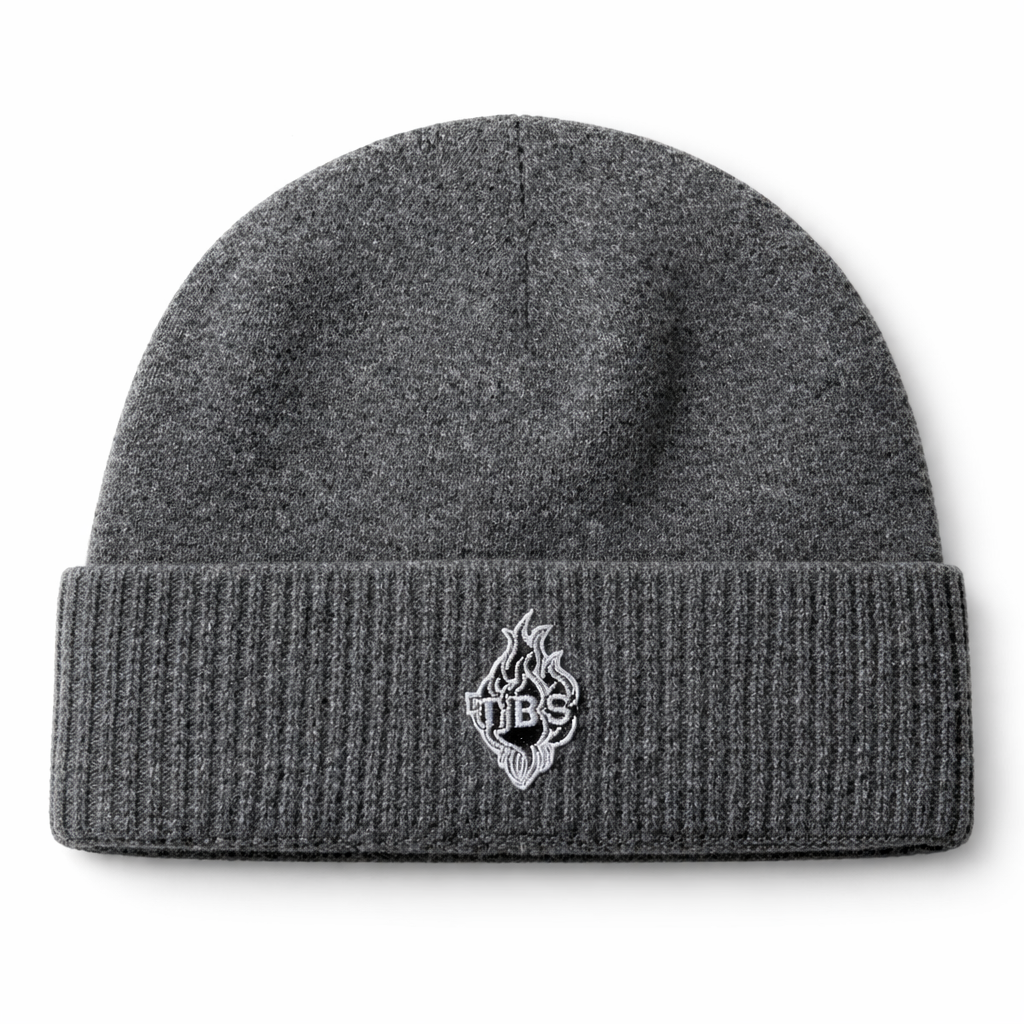 Gray TBS beanie