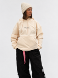 Cream TBS Waterproof snow hoodie