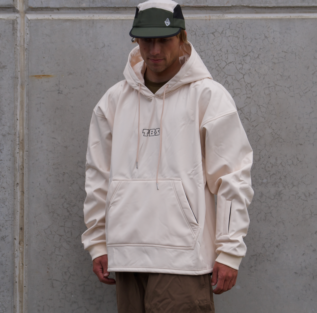 Cream TBS Waterproof snow hoodie