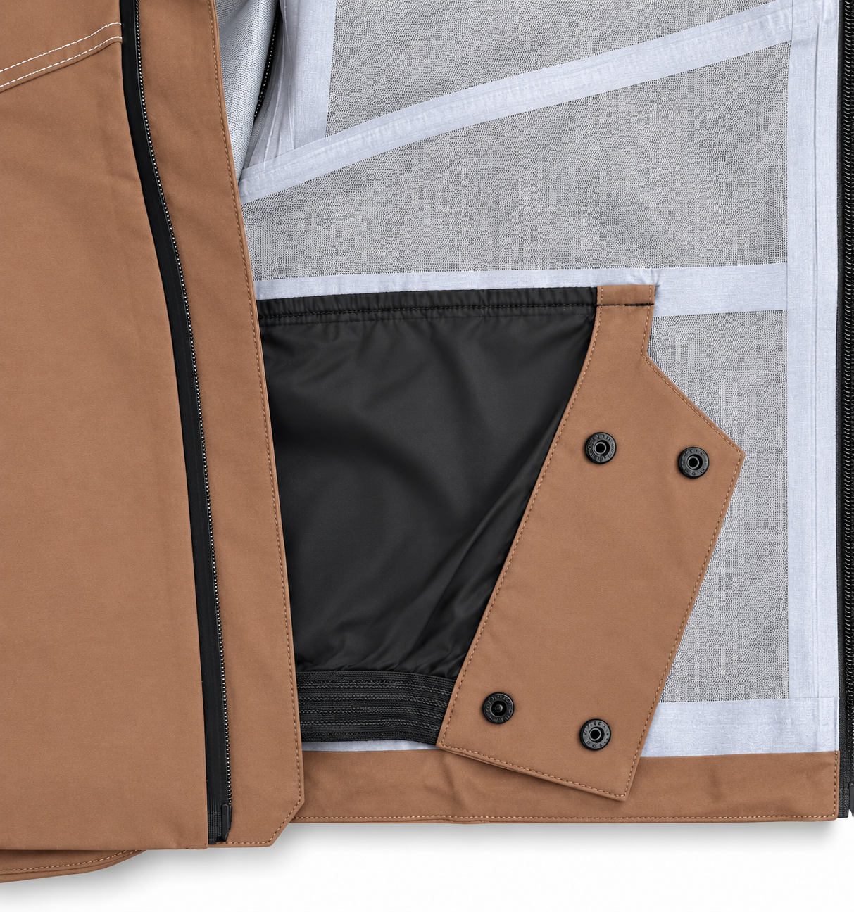 TBS 20K Shell Jacket Brown